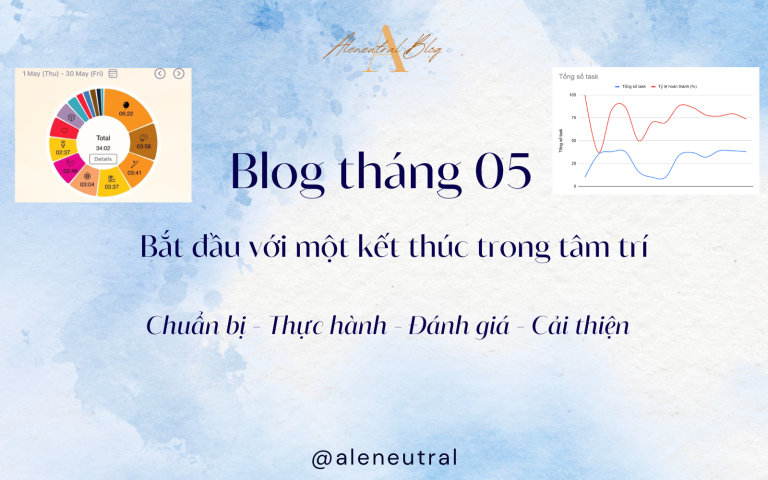 Blog tháng 05 – Bắt đầu với một kết thúc trong tâm trí